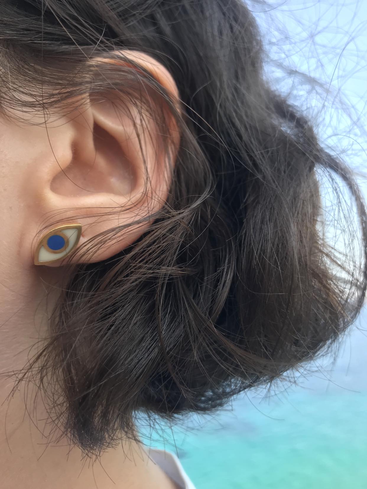 Boucles d'oreilles Evil Eye