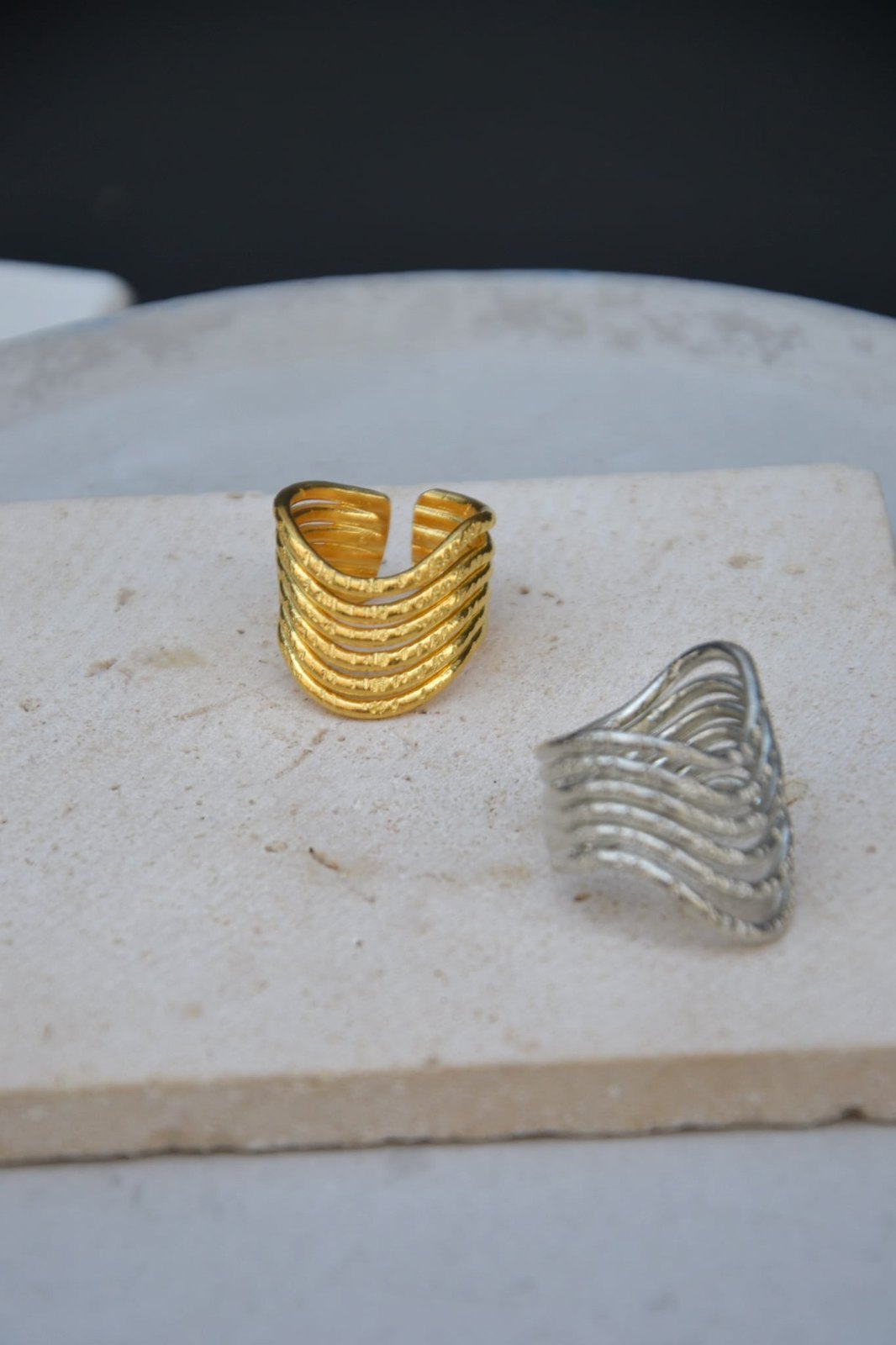 Bague Lignes