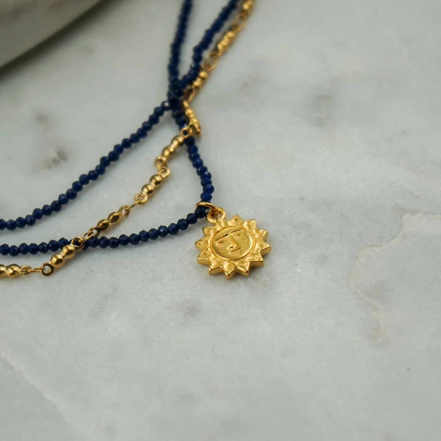 Collier Hélios Bleu