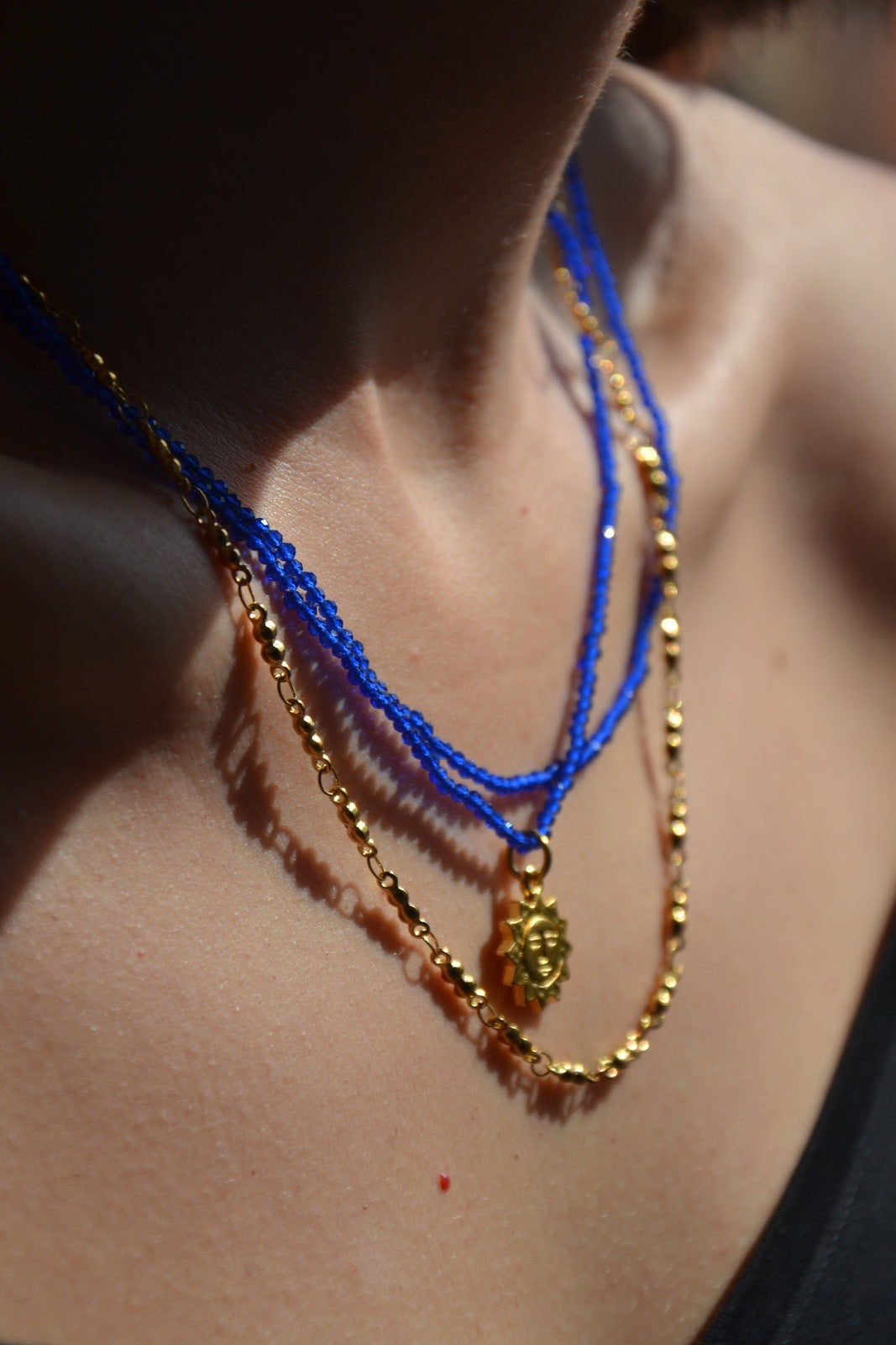 Collier Hélios Bleu