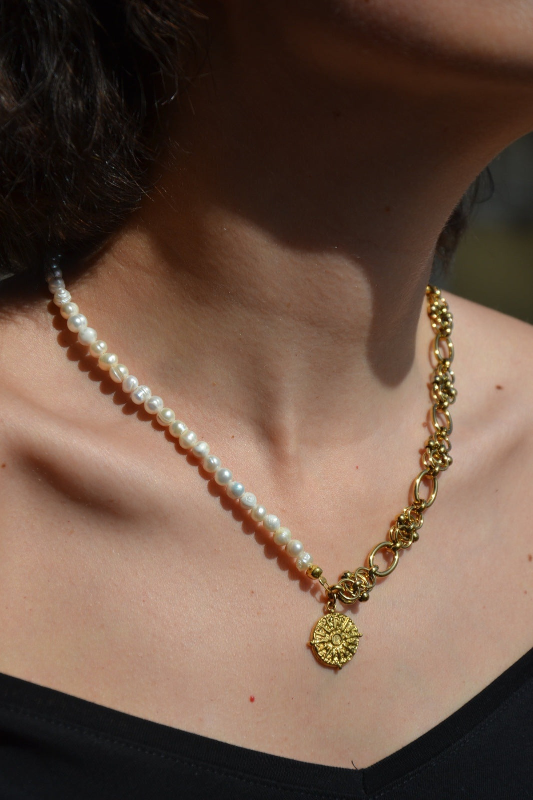 Collier Vergina & Perles