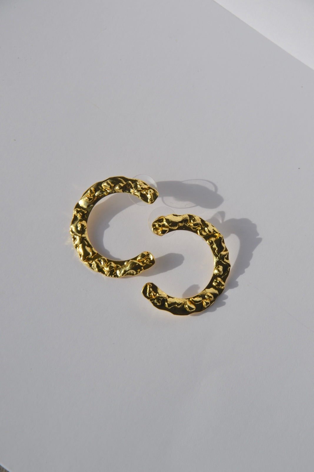 Boucles d'oreilles demi-lune