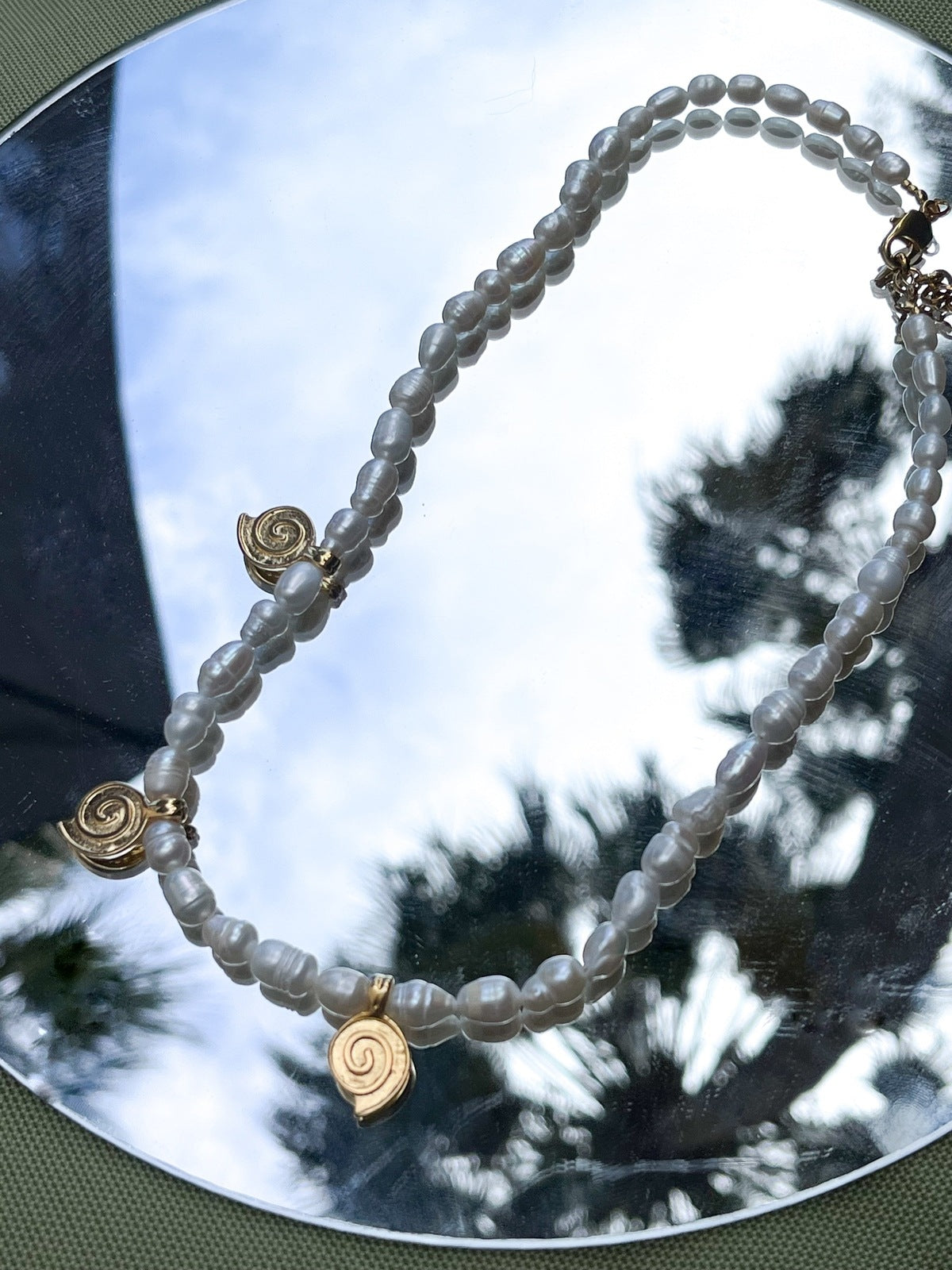 Collier Spira & perles